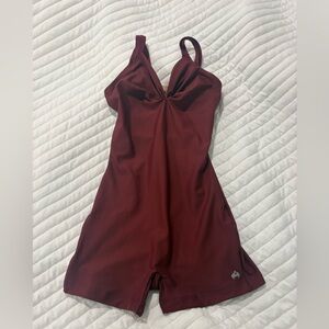 Mariia Maroon Jumpsuit